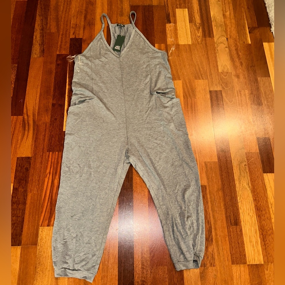 Grey lounge jumpsuit